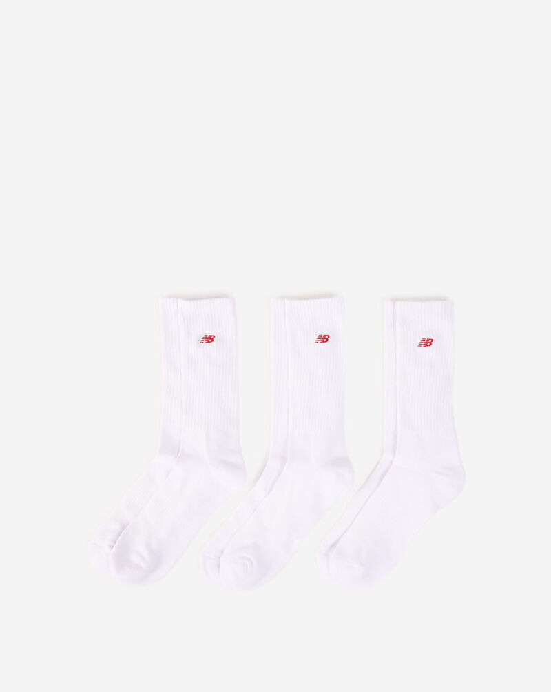 New Balance Crew 3-Pack Socks (6-12) NBU241CR14 White 1