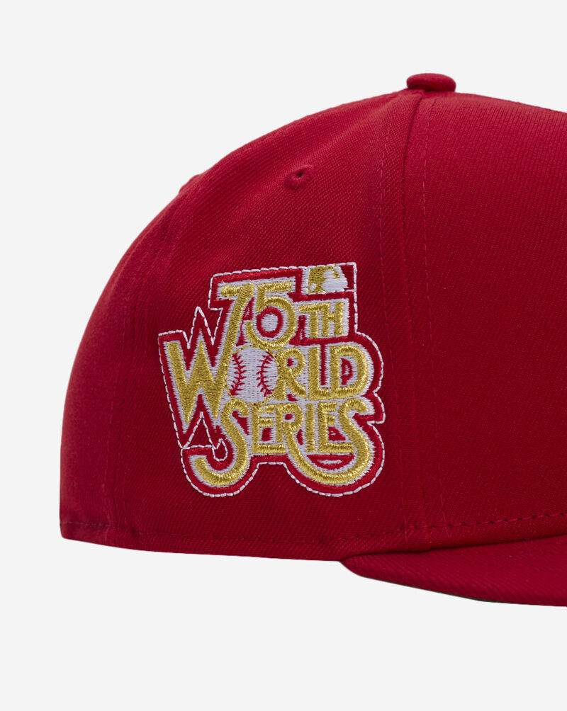 New Era 9Fifty New York Yankees Metallic A-Frame Snapback Hat 70931928 Red 2