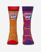Odd Sox Smuckers and Jif Split Crew Socks (L) 40724MONCD Multi 2
