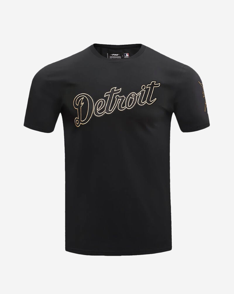 PRO STANDARD Black and Gold Detroit Tigers Tee LDT1312742-BLK Black 1
