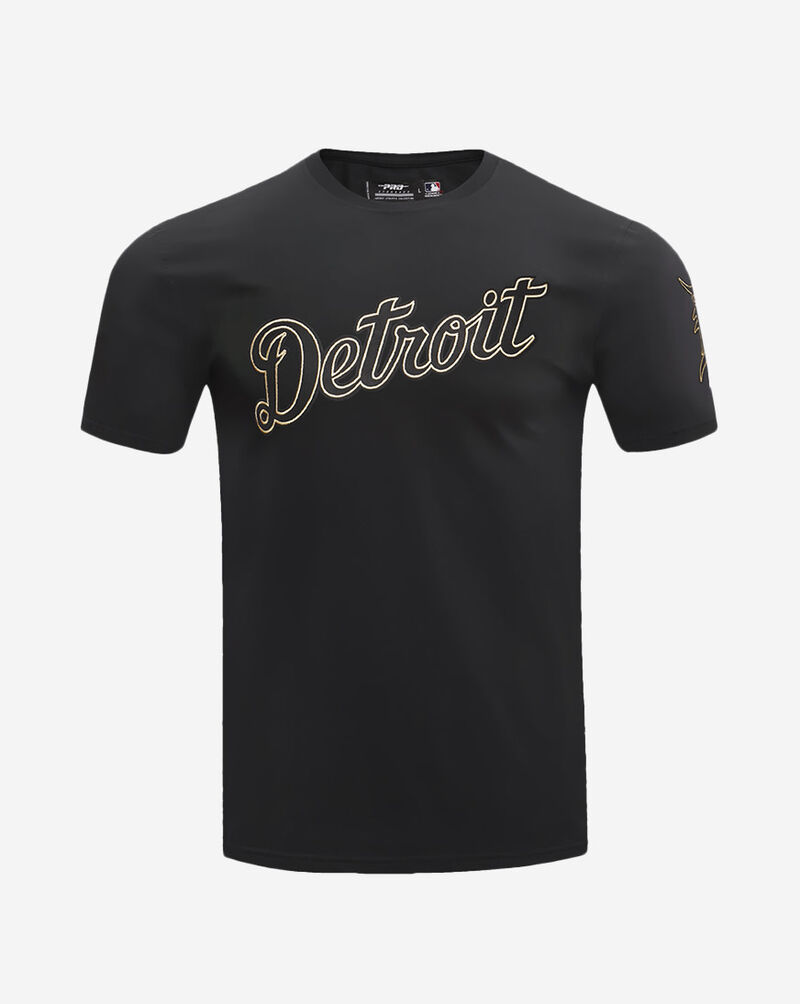 PRO STANDARD Black and Gold Detroit Tigers Tee LDT1312742-BLK Black 1