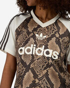 adidas Snake Print Satin Jersey KX1897 Brown 4