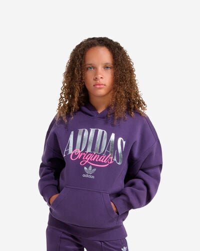 Kids' Silver Foil Logo Fleece Hoodie 