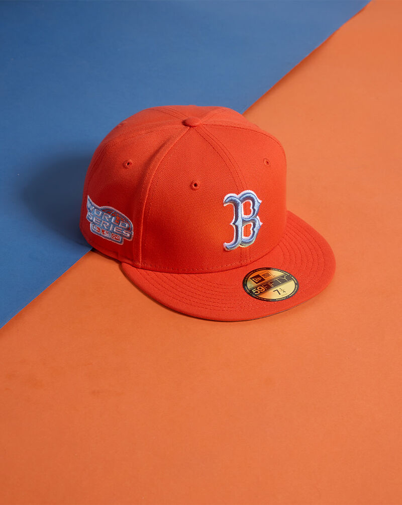 New Era 59Fifty Boston Red Sox Fitted Hat 71011920 Orange 5