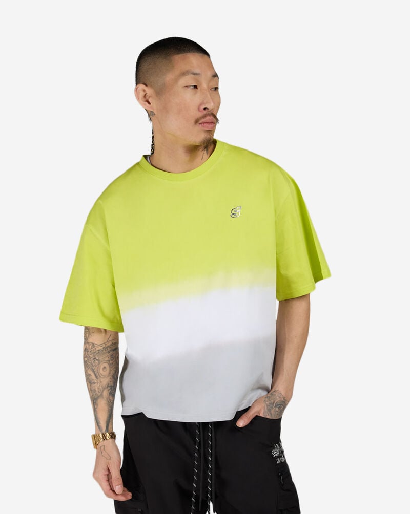 SNIPES Ombre Boxy Tee SS26-MA002-301 Yellow 1