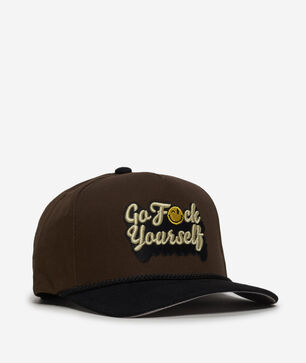 Go F Yourself Twill Suede Trucker Hat