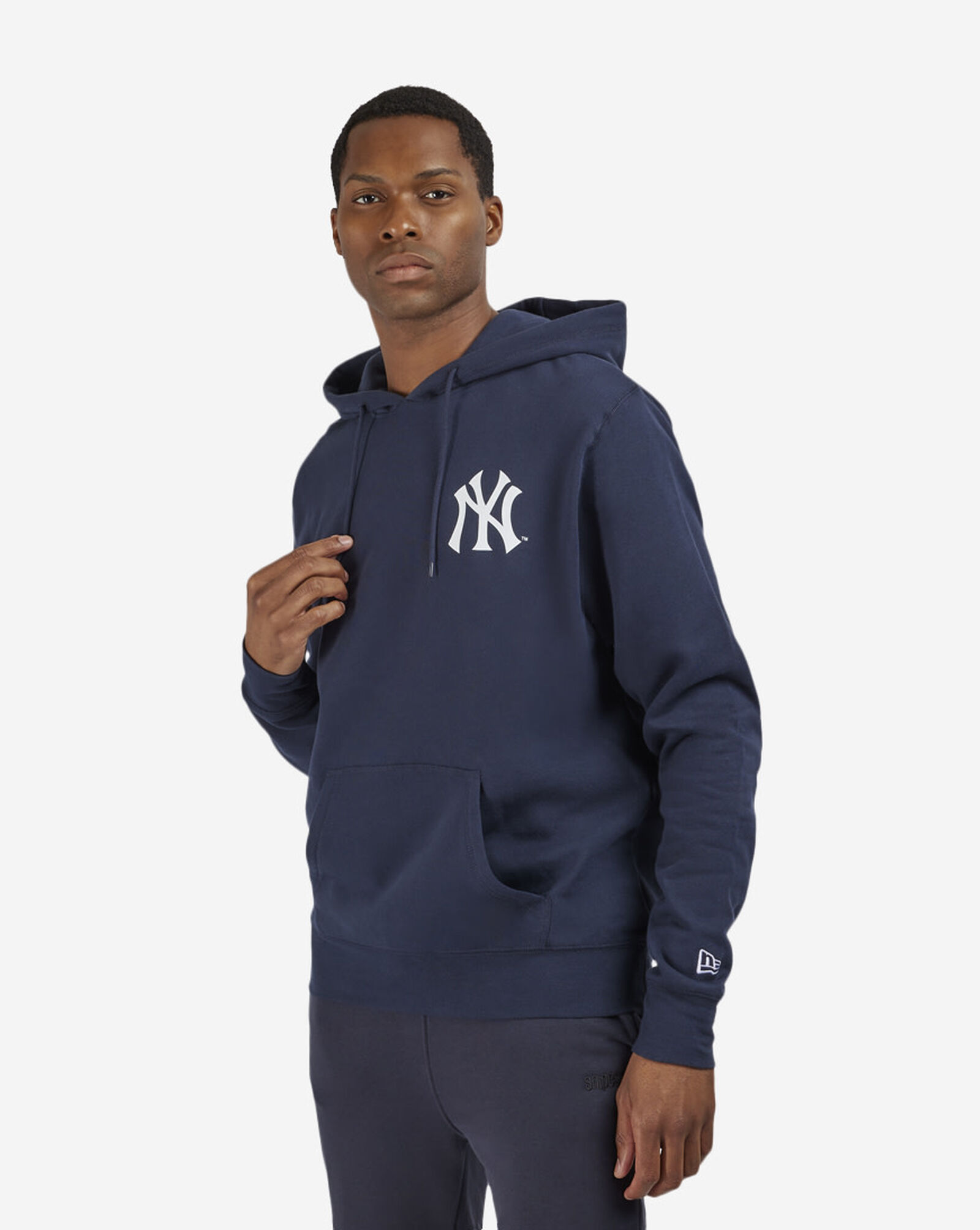 Shop New Era New York Yankees City Cluster Hoodie 13027598 blue