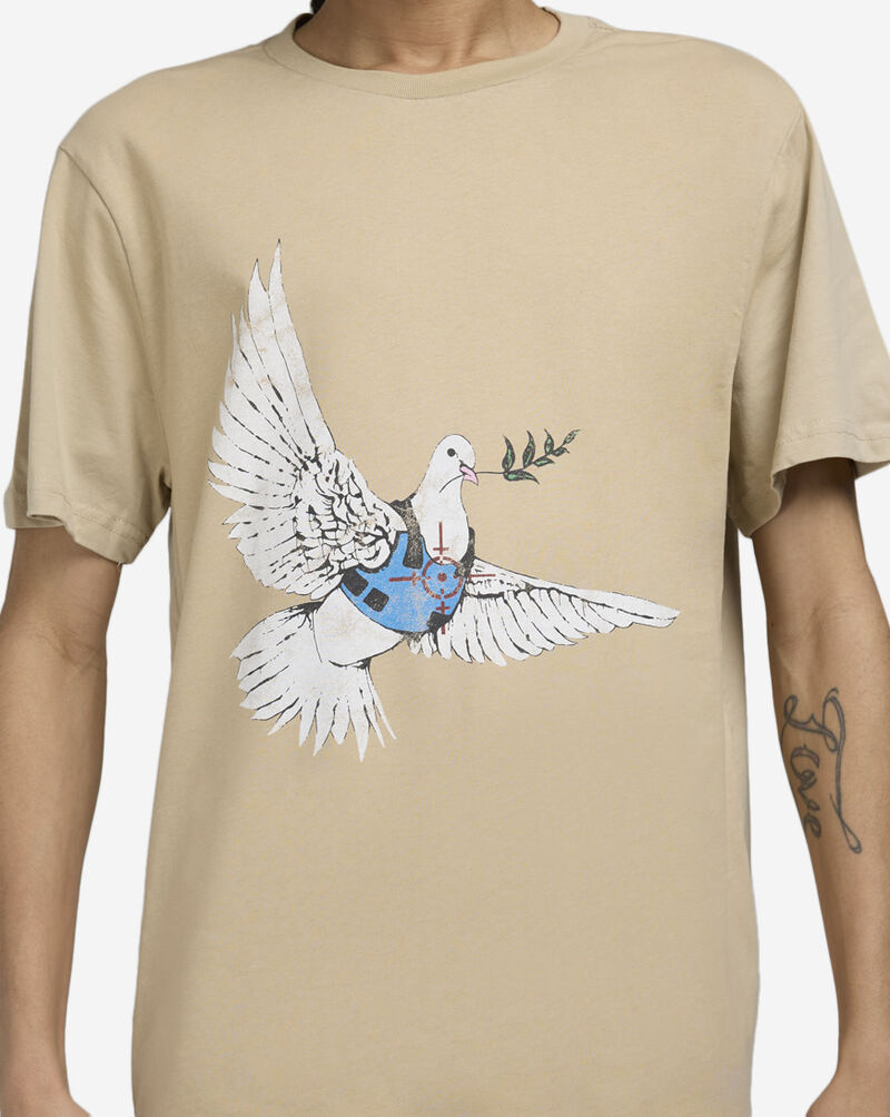 Mister Tee Banksy Peace Dove Tee MCUS160-US-03872 Beige 3