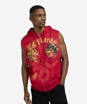 Panther Jaguar Sleeveless Hoodie 