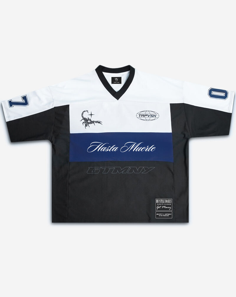 Hasta Muerte GTMNY Jersey HM-GTMNY-JERSEY-BLACK-WHITE Black 1