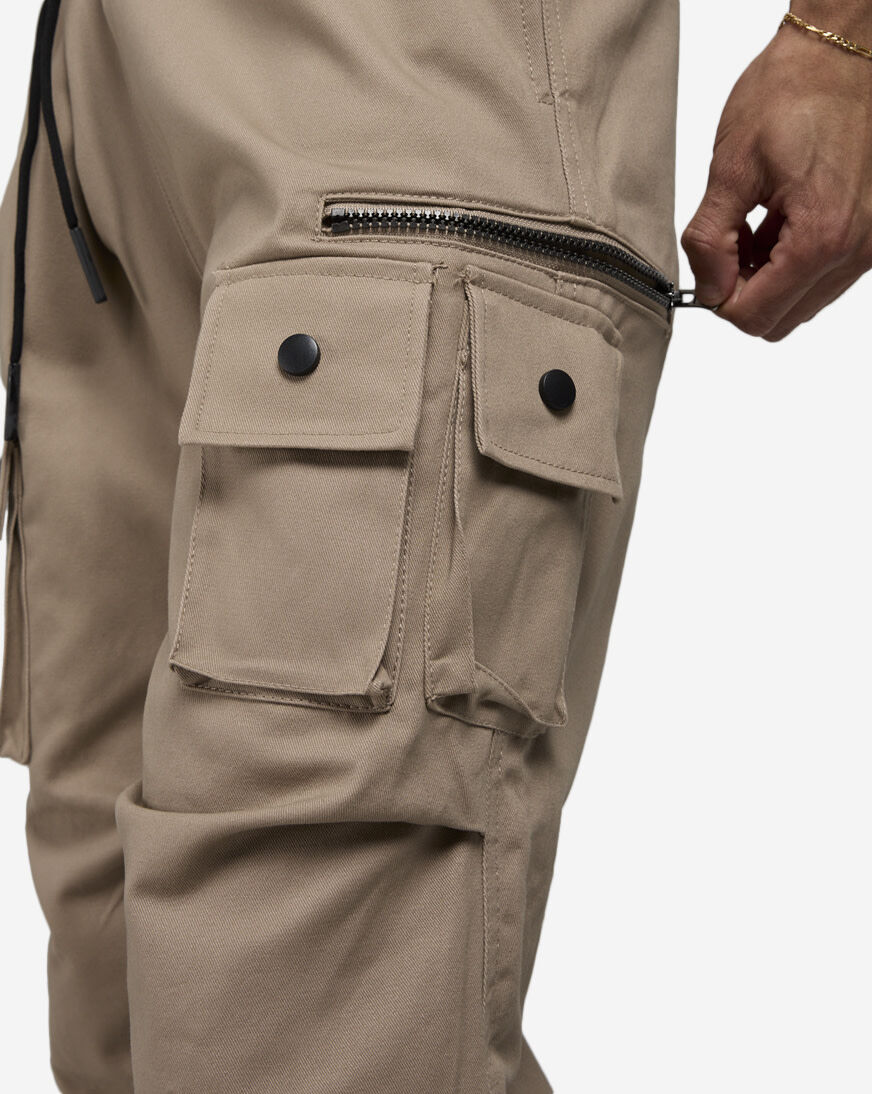 Shop American Stitch Oversized Cargo Pants SS25B905-KHA beige