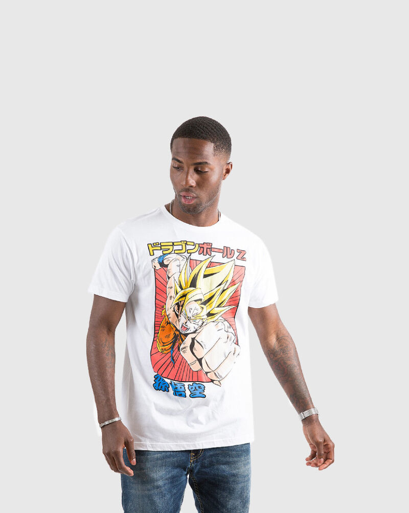 Graphic Tees Dragonball Z Goku Tee TS81MRDBZ White 2