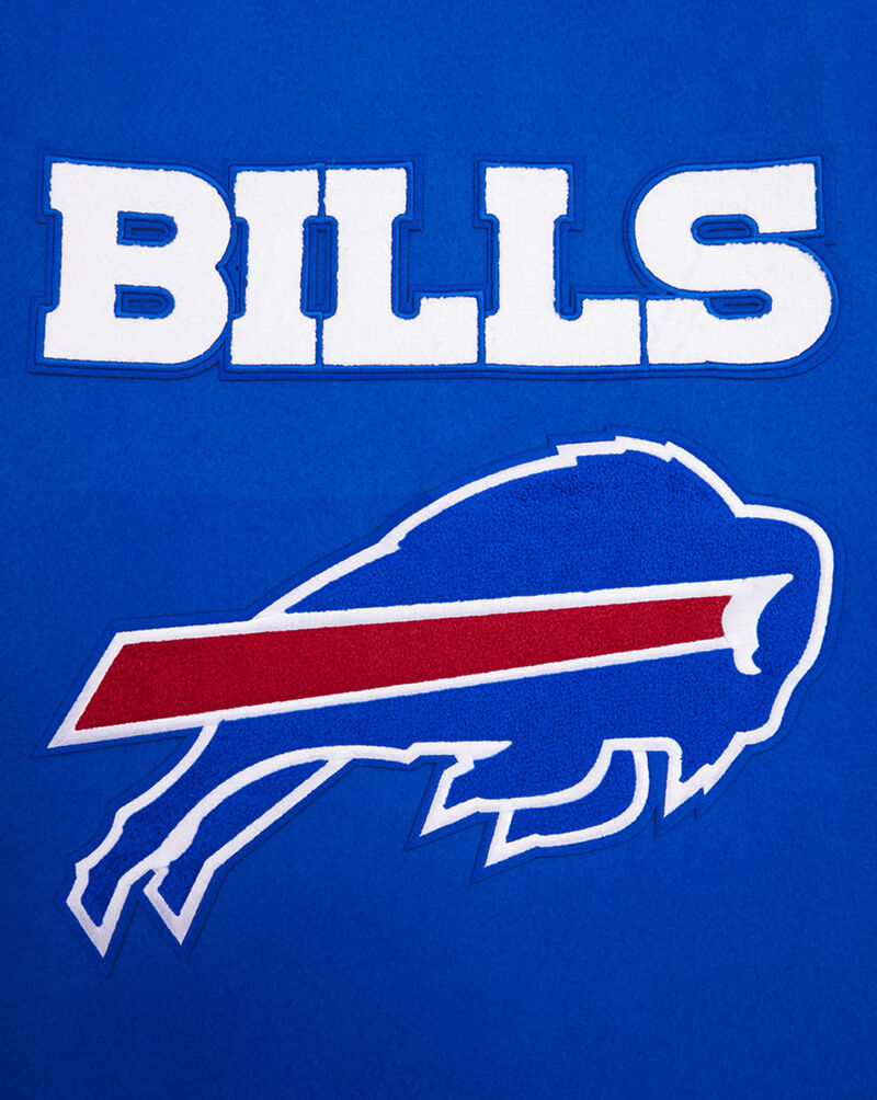 PRO STANDARD Buffalo Bills Mash Up Rib Wool Varsity Jacket FBB6410418-RYR Blue 2