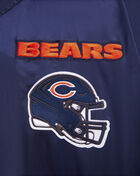 PRO STANDARD Chicago Bears Mash Up Rib Satin Jacket FCH6410396-MOM Blue 4