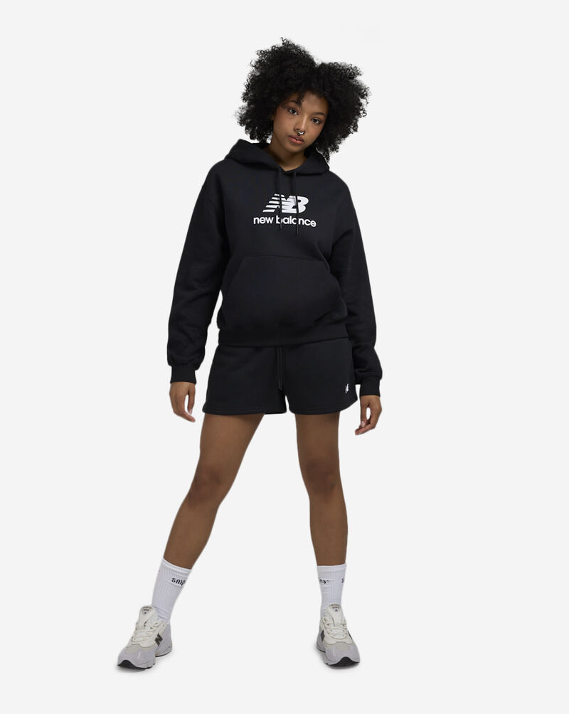 New Balance Sport Essentials Fleece Logo Hoodie WT41506-BK Black 4