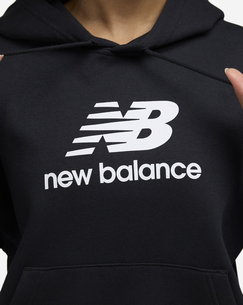New Balance Sport Essentials Fleece Logo Hoodie WT41506-BK Black 3