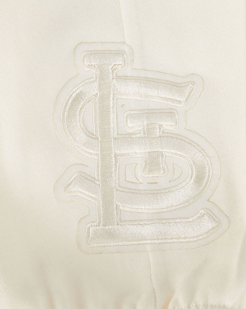 PRO STANDARD Big Boys' St. Louis Cardinals Neutral Fleece Sweatpant LSCB4315019-EGG cream 4