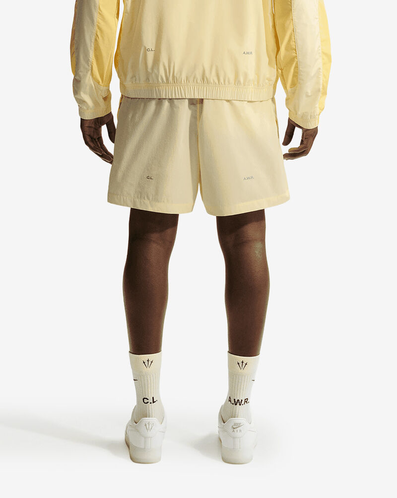 Nike NOCTA Cardinal Nylon Shorts FN8194-744 Yellow 2