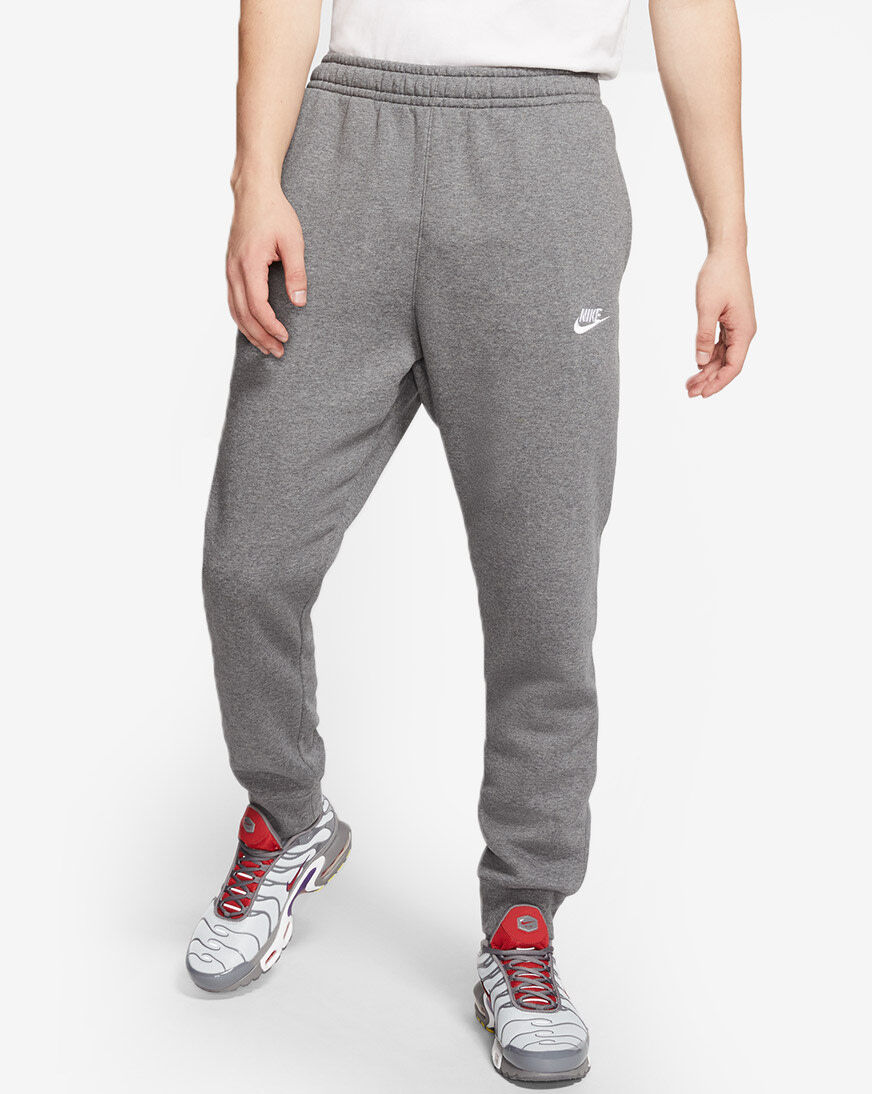 nike club fleece grey joggers