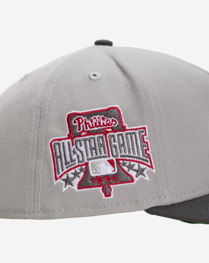 New Era 9Fifty Philadelphia Phillies A-Frame Graphite Red Snapback Hat 70885883 Grey 2