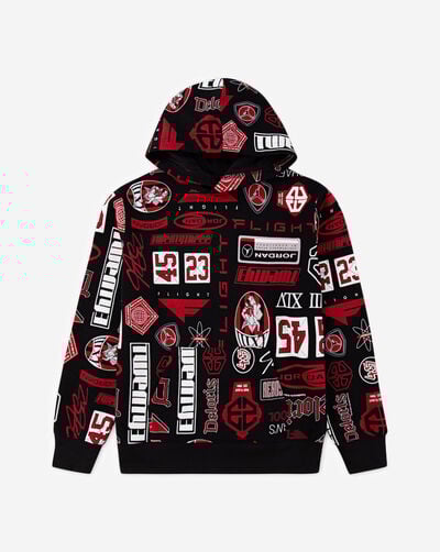 Big Kids' AOP Fleece Pullover Hoodie