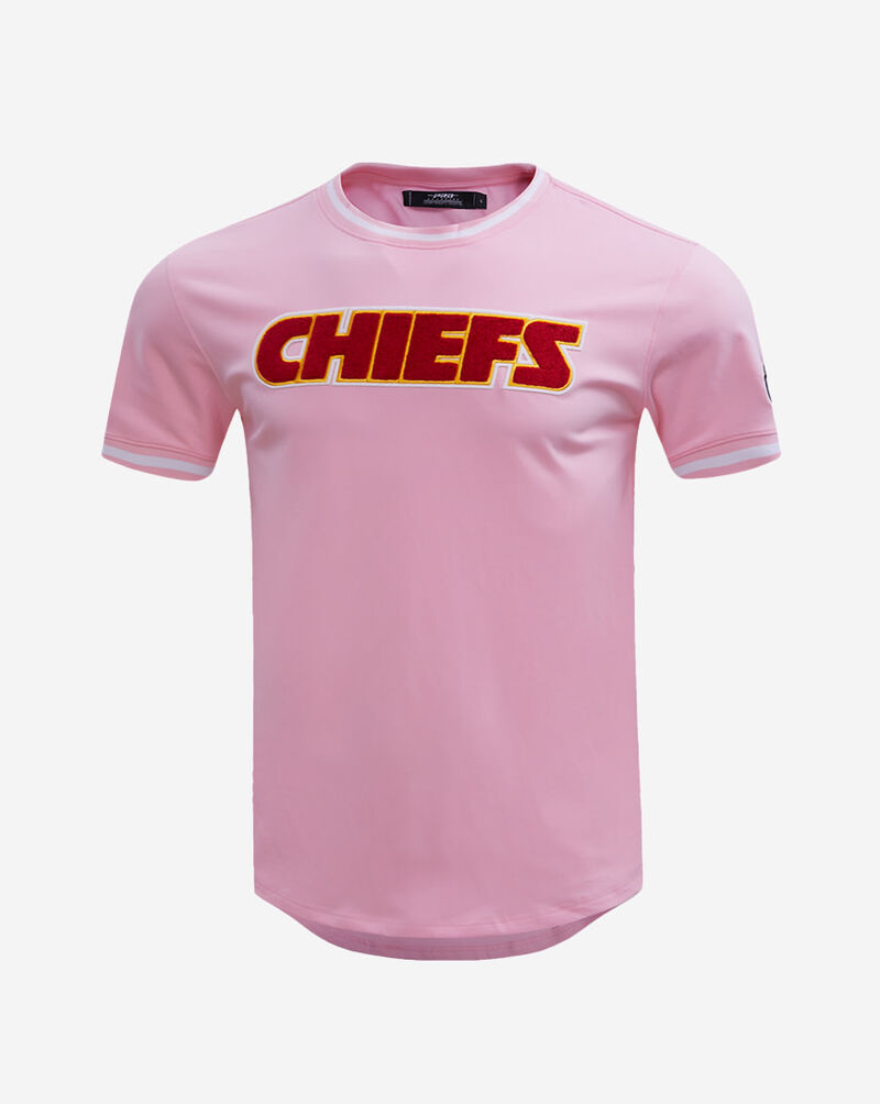 PRO STANDARD Kansas City Chiefs Classic Chenille Double Knit Tee FKC1410185-PNK Pink 1