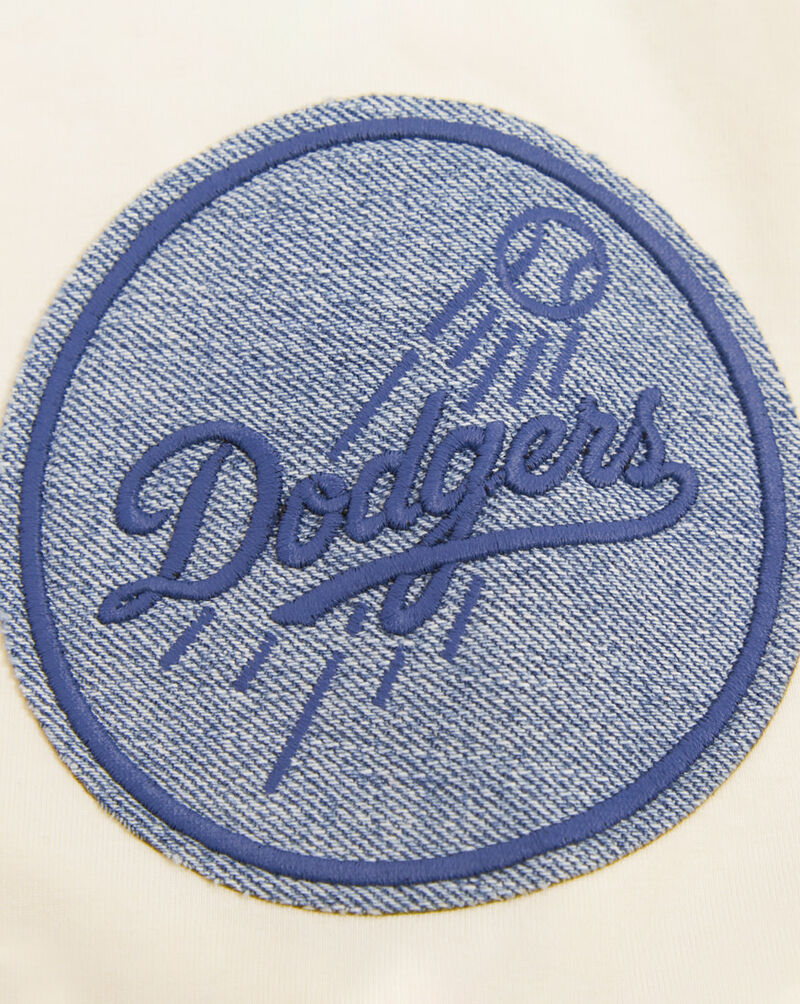 PRO STANDARD Los Angeles Dodgers Varsity Blues Tee LLD138405-LIN cream 4