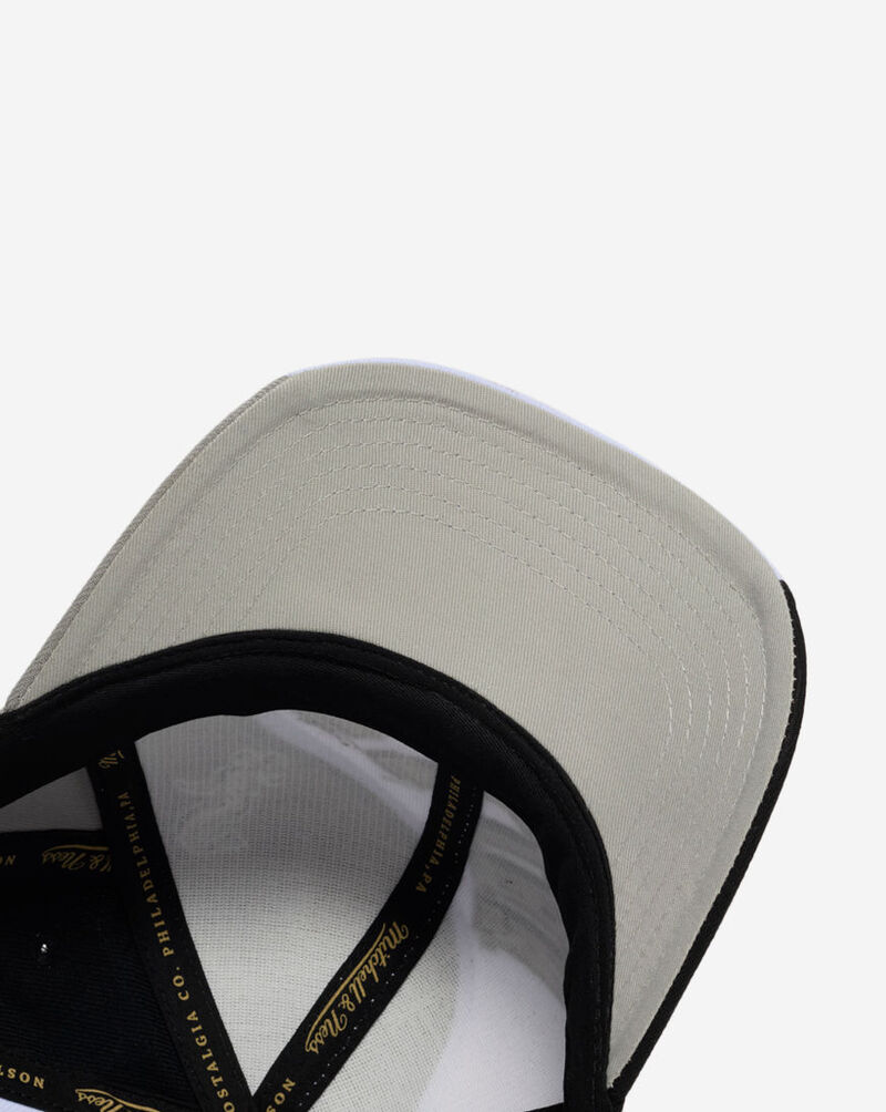 Mitchell  Ness New Era Pro Crown Retro Snapback Hat HP18075-CWSGYWH Grey 4