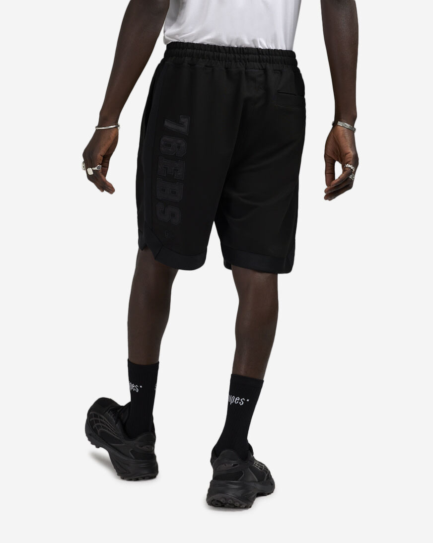 Shop New Era Philadelphia Sixers Shorts 60597279 black