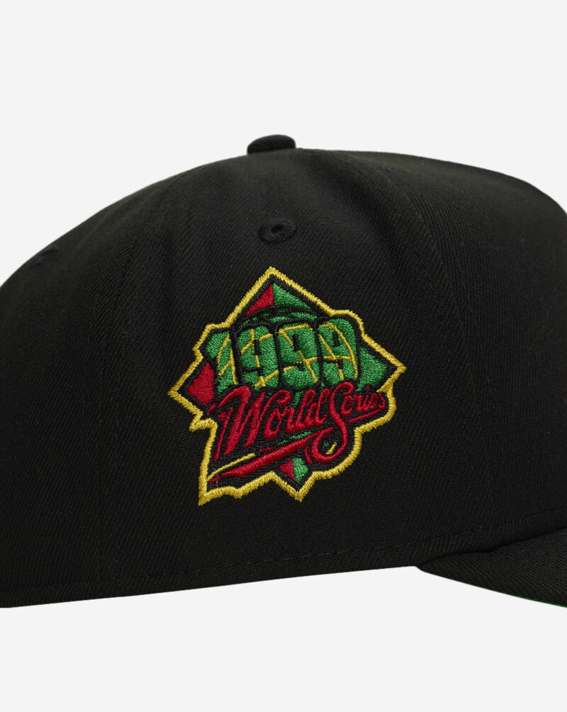 New Era 9Fifty A-Frame New York Yankees BHM Snapback Hat 70914254 Black 2