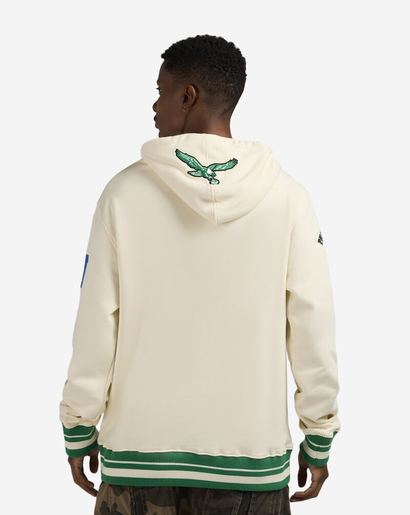 PRO STANDARD Philadelphia Eagles Retro Classic Fleece Pullover Hoodie FPE543518-EKG cream 2
