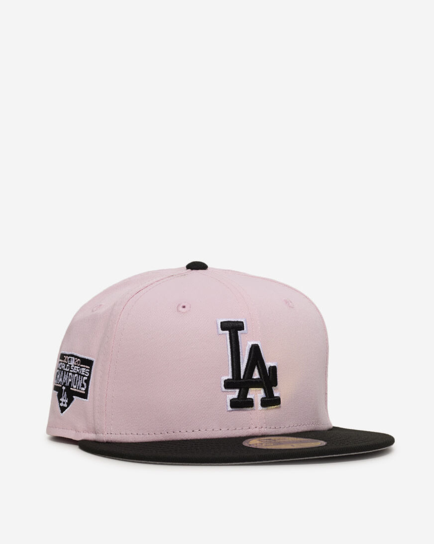 Shop New Era 59Fifty Los Angeles Dodgers Fitted Hat 70967130 pink