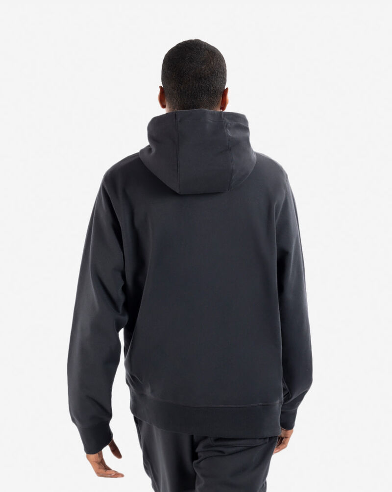 Shop New Balance Essentials Stacked Logo Pullover Hoodie MT03558BK