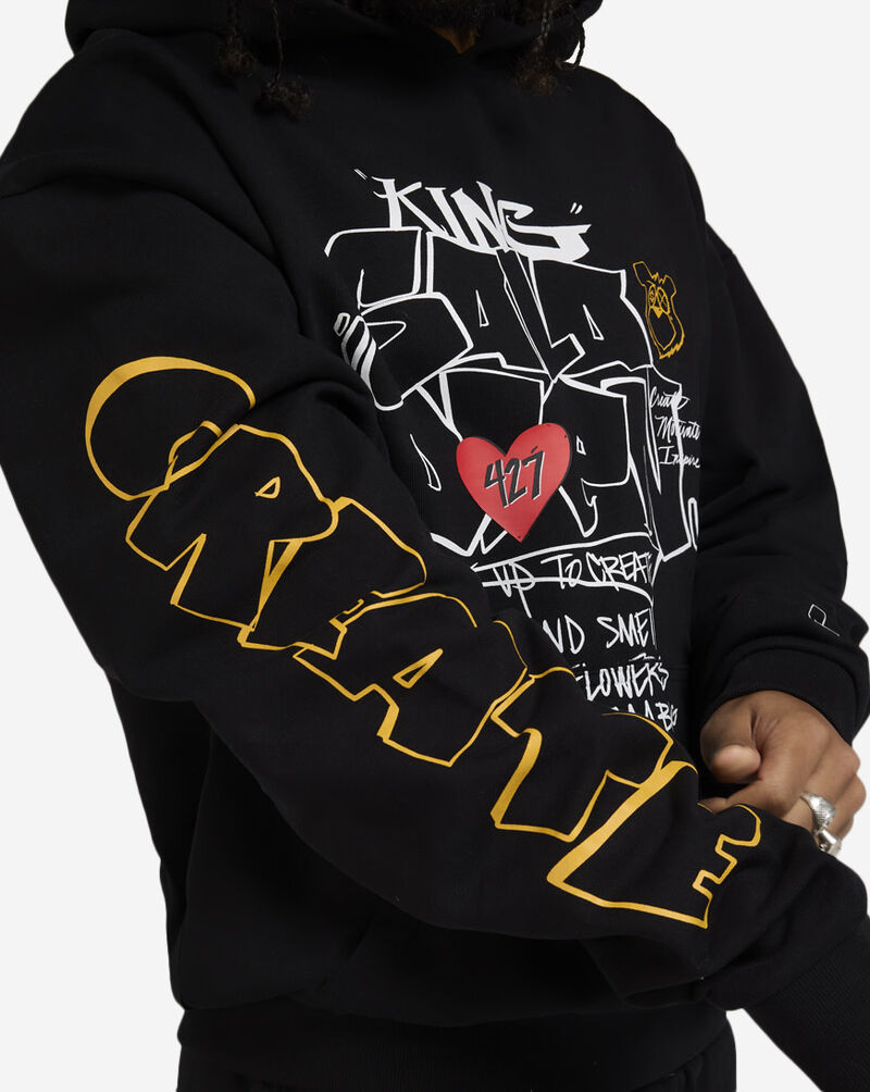 King Saladeen Dream Big All Over Hoodie KS008-BLK Black 4