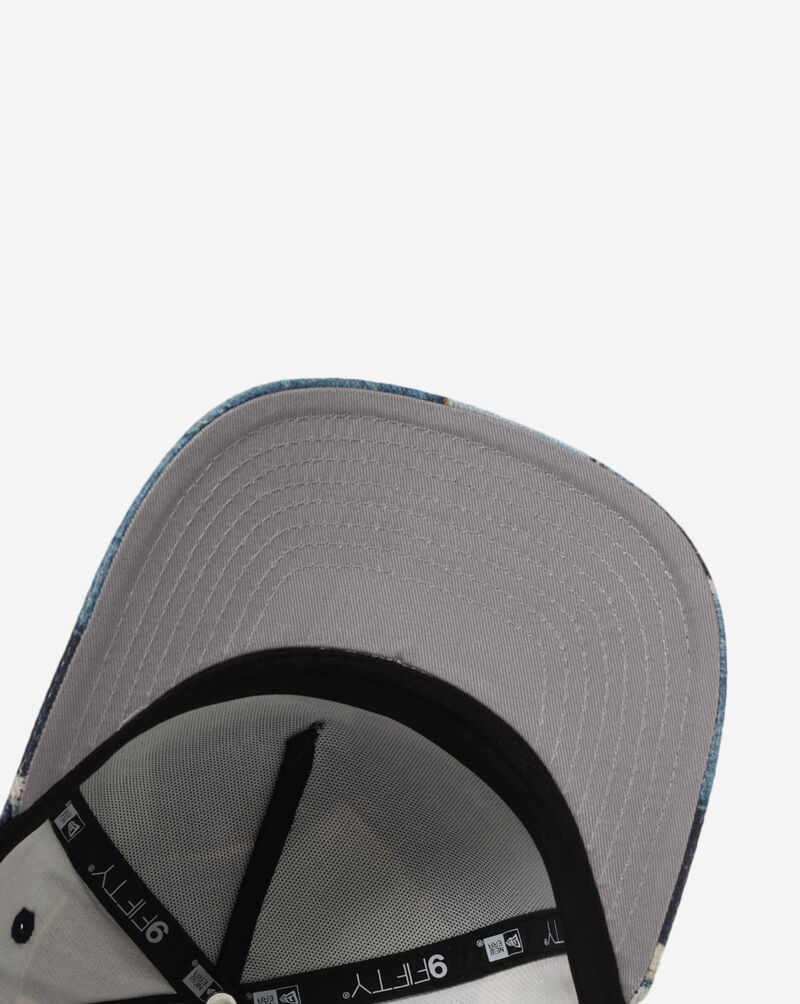 New Era 9Fifty Atlanta Braves A-Frame Denim Patchwork Snapback Hat 60833845 Multi 4