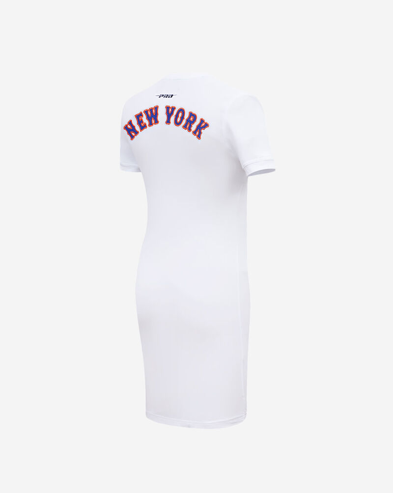 PRO STANDARD New York Mets Classic Body Con Dress LNMB37243-WHT White 3