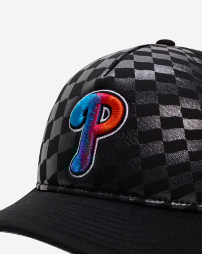 9Forty A-Frame Philadelphia Phillies Raceway Snapback Hat 9Forty A-Frame Philadelphia Phillies Raceway Snapback Hat