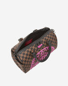 Pink Drip Check Duffel Bag