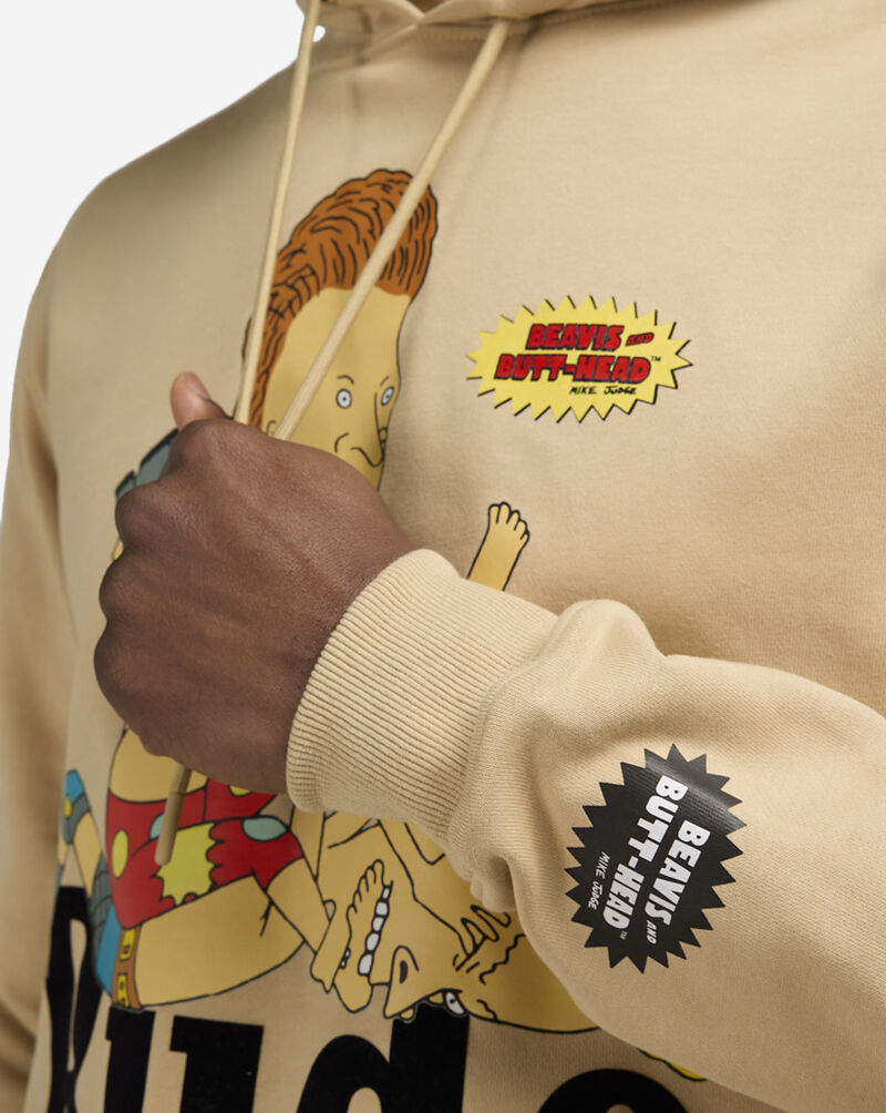 LOONEY TUNES MENS APPAREL Rude Hoodie FA50010-KHA Beige 3