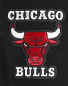 PRO STANDARD Chicago Bulls Retro Classic Rib Fleece Cropped Pullover Hoodie BCBC56221-BKR Black 4