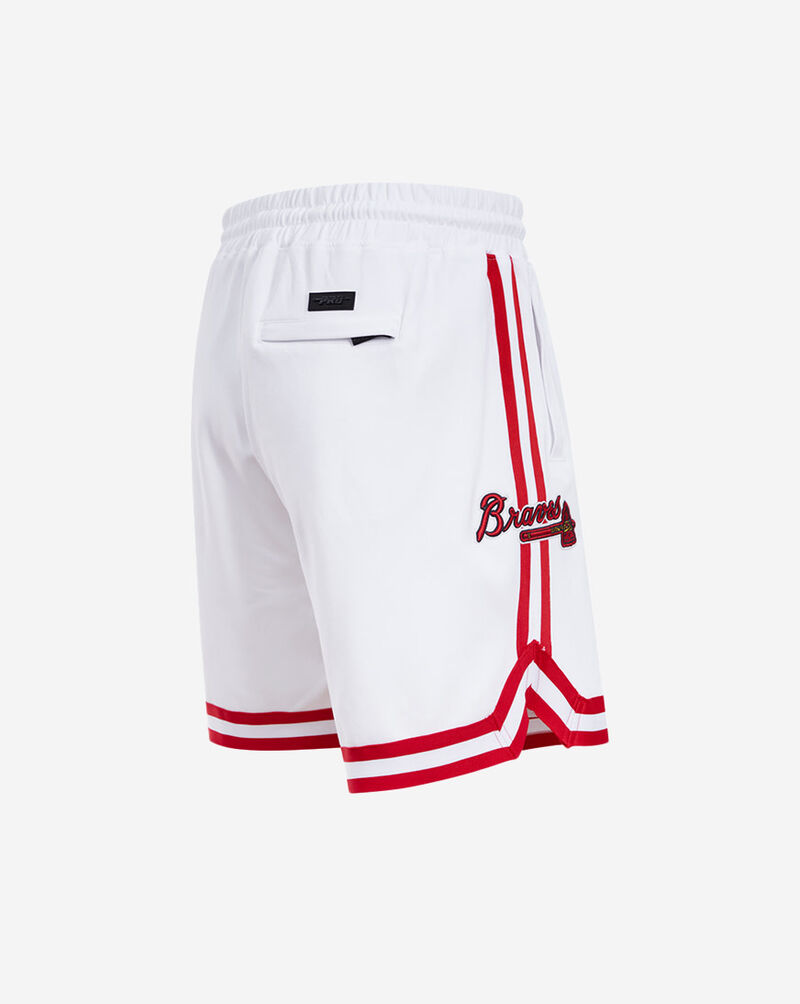PRO STANDARD Atlanta Braves Classic Chenille Double Knit Short LAB331547-WHT White 3