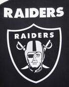 PRO STANDARD Las Vegas Raiders Mash Up Rib Wool Varsity Jacket FOR6410413-BGY Black 2