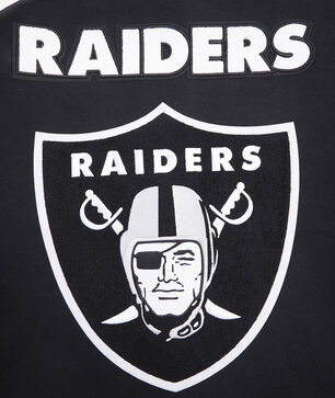 Las Vegas Raiders Mash Up Rib Wool Varsity Jacket