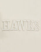 Atlanta Hawks Neutral Drop Shoulder Fleece Pull Over Hoodie