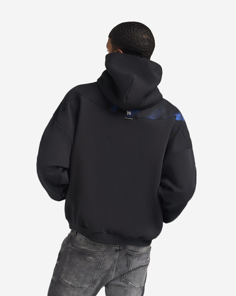 Nike Philadelphia 76ers Standard Issue Fleece Basketball Hoodie IQ2575-010 Black 2