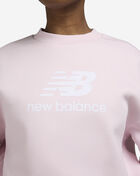 New Balance Sport Essentials Fleece Logo Crew WT41505-RSG Pink 3