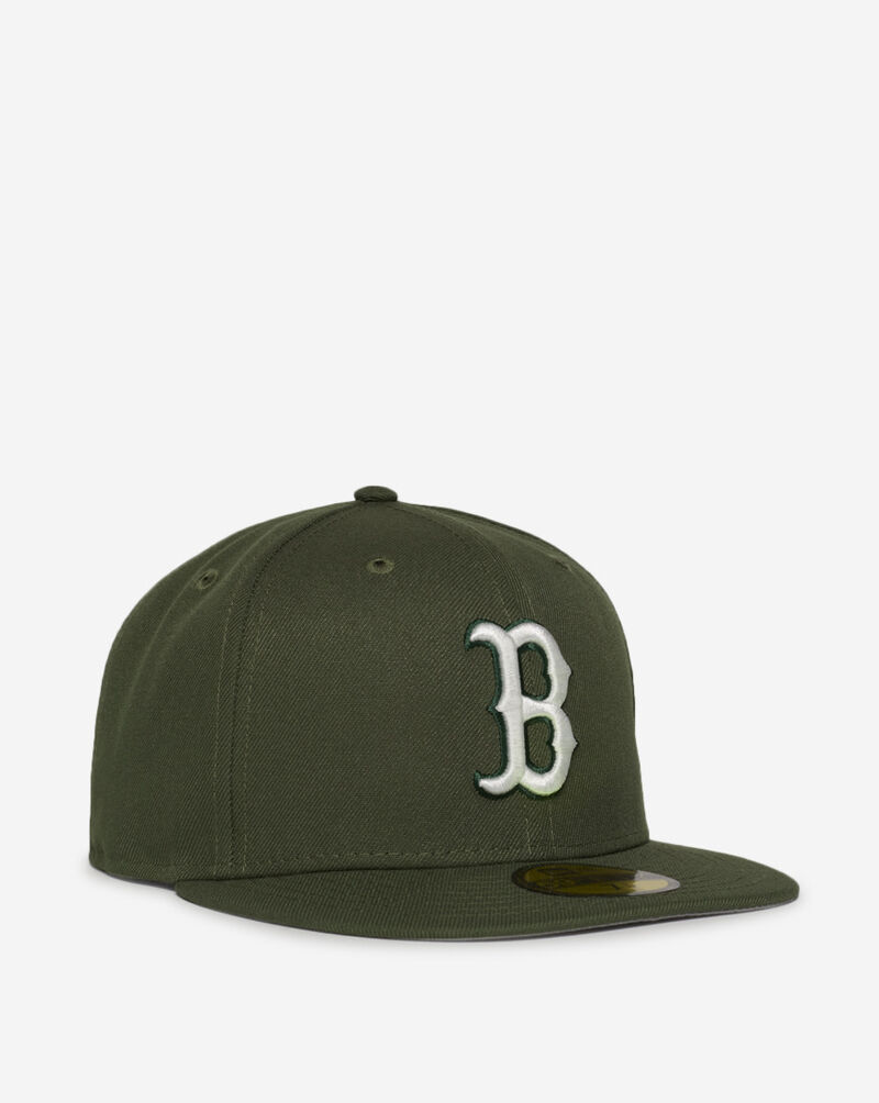 New Era 59Fifty Boston Red Sox Fall Core Pack Fitted Hat 70806084 Green 1