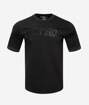 New York Knicks Triple Black Double Knit Tee