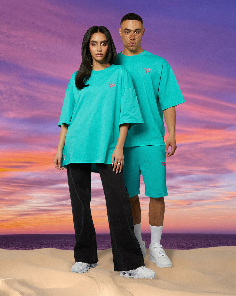 MCM MCM x SNIPES Miami Sweatshorts  SFM252-007-3-TUR Blue 5