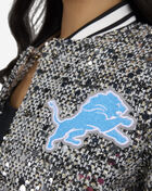 PRO STANDARD Detroit Lions Tweed Sequin Bomber FDLU411937-TTD Black 3